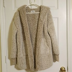 NWOT  Military Hippie Teddy Jacket Size Medium